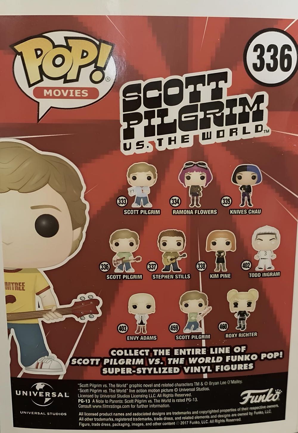 Scott Pilgrim $53  vinyl figure collectible [Barcode 889698151795] - Main Image 3