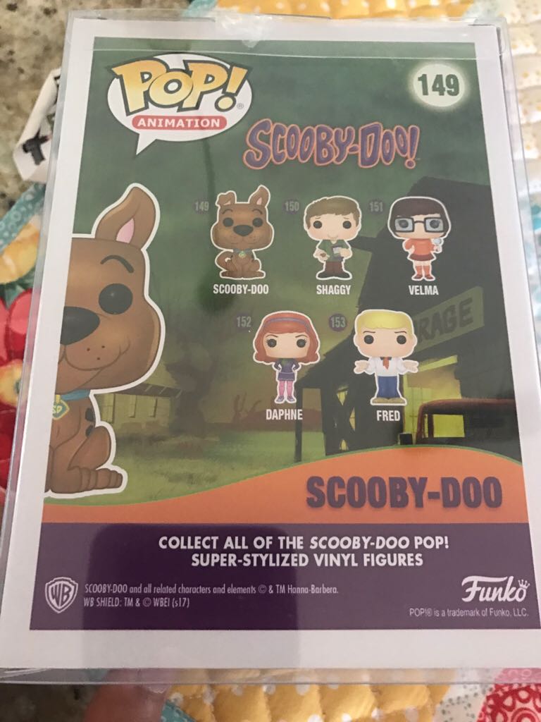 Scooby-Doo (Flocked) (Pink)  vinyl figure collectible [Barcode 889698200981] - Main Image 2