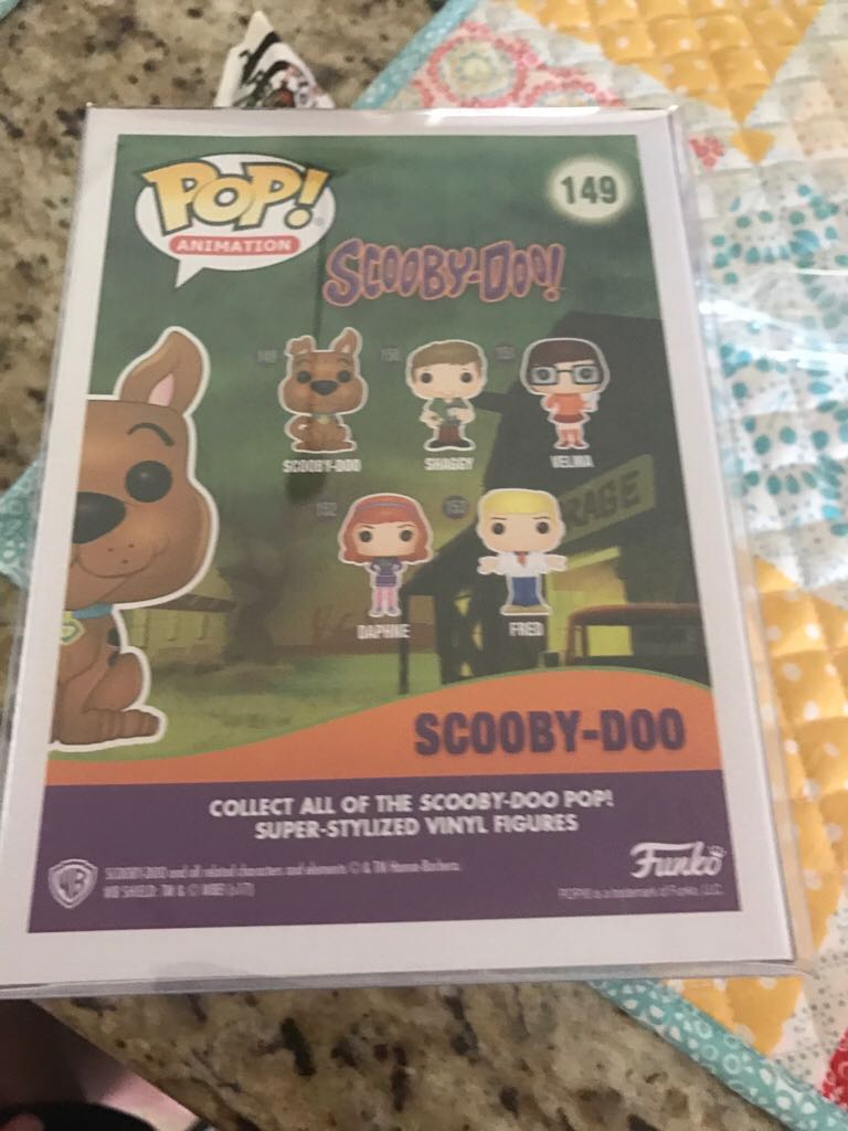 Scooby-Doo (Flocked) (Green)  vinyl figure collectible [Barcode 889698200974] - Main Image 2