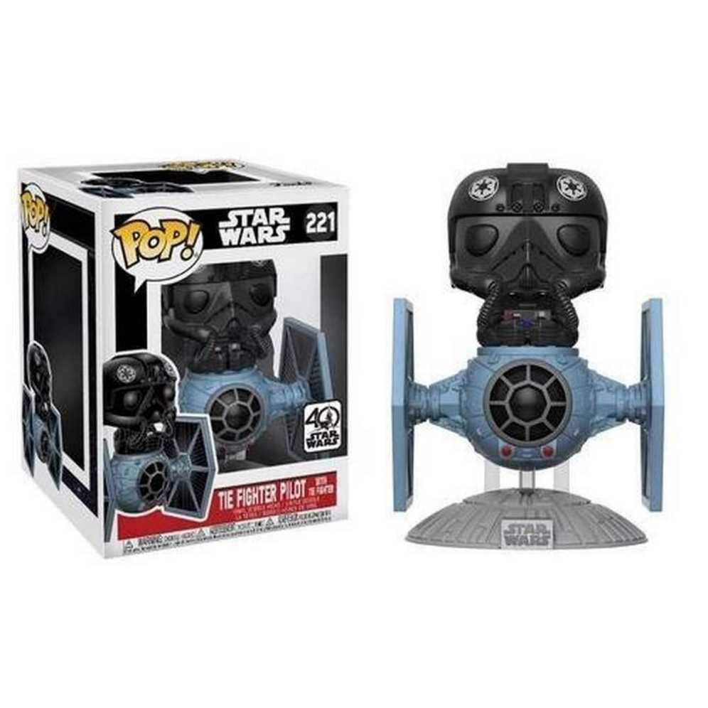 TIE Fighter Pilot With TIE Fighter - Star Wars vinyl figure collectible - Main Image 2