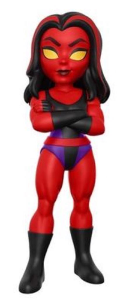 Rock Candy Red She-Hulk - Marvel Universe vinyl figure collectible [Barcode 889698200530] - Main Image 2