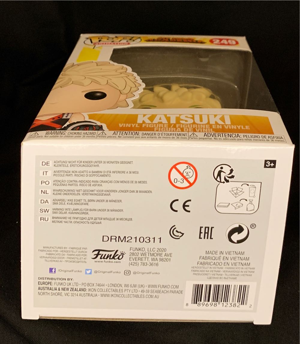 Katsuki - My Hero Academia vinyl figure collectible [Barcode 889698123822] - Main Image 3