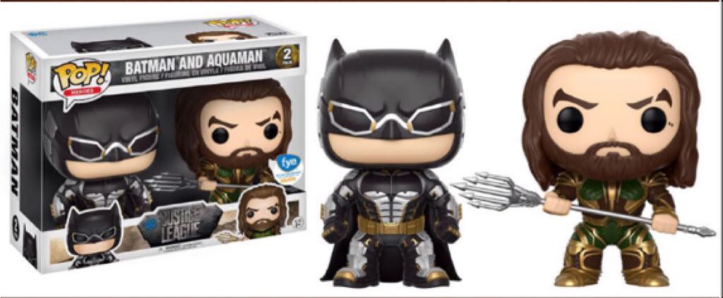 Batman and Aquaman (2 Pack)  vinyl figure collectible [Barcode 889698212953] - Main Image 2