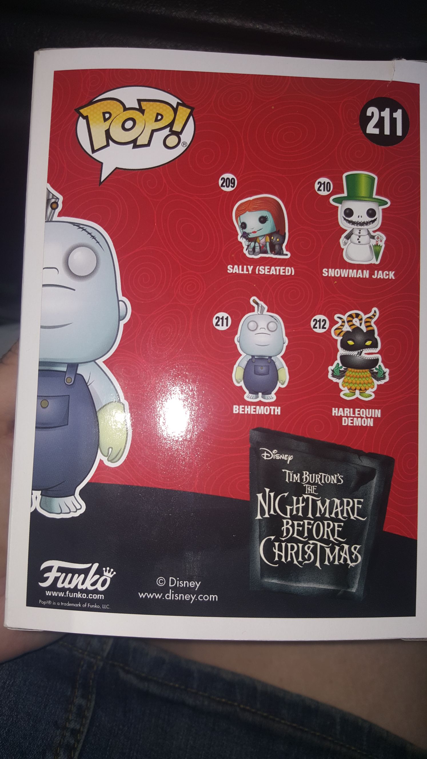 Behemoth 211 - The Nightmare Before Christmas vinyl figure collectible [Barcode 889698209281] - Main Image 2