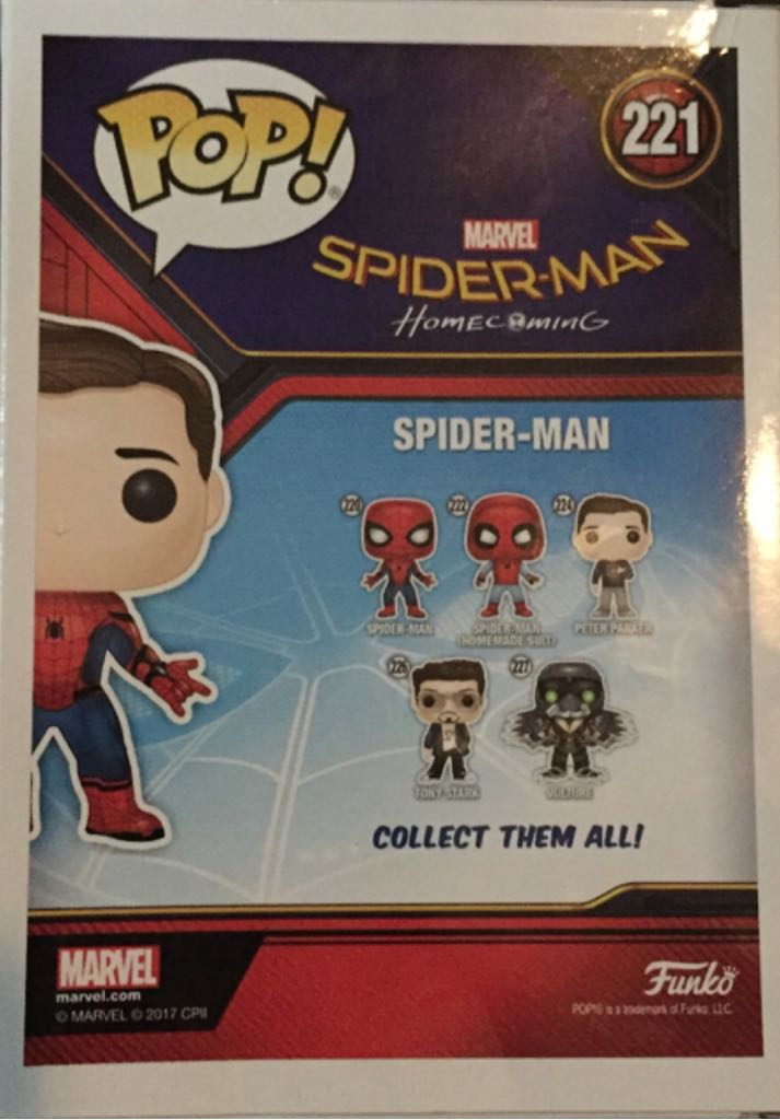 Spiderman Homecoming: Spiderman (Unmasked) - Spider-Man vinyl figure collectible - Main Image 2