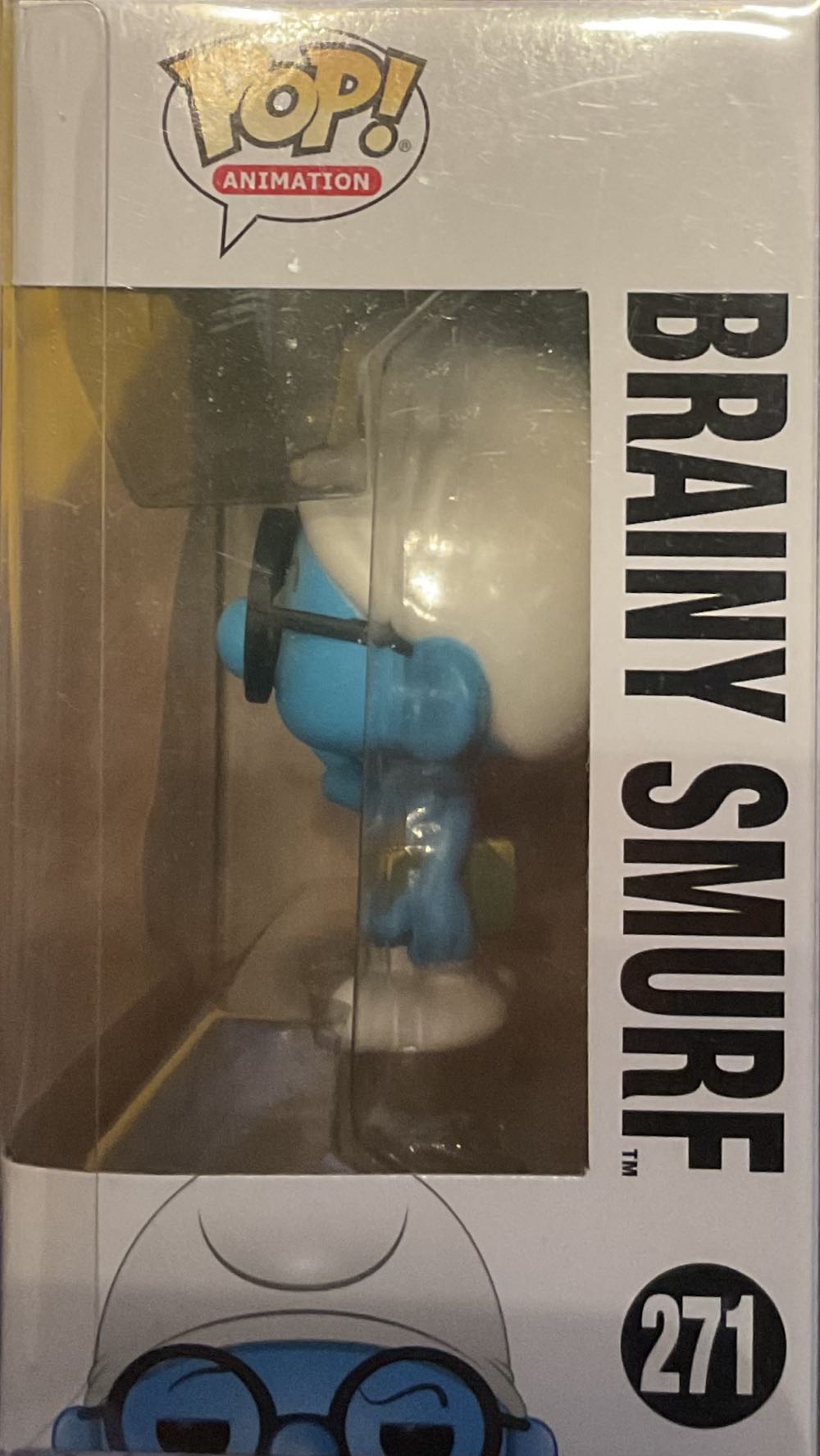 Brainy Smurf - The Smurfs vinyl figure collectible [Barcode 889698201223] - Main Image 3