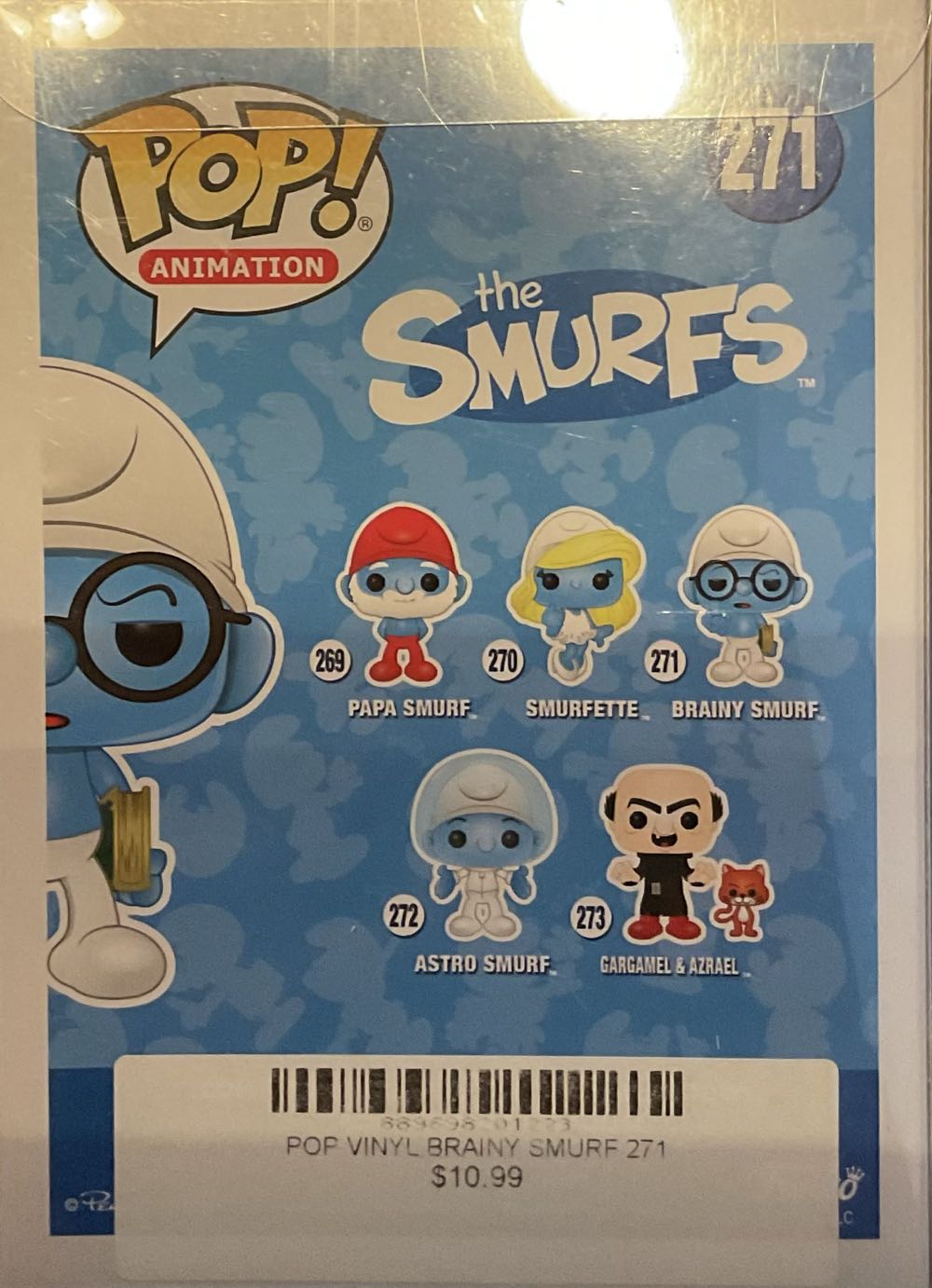 Brainy Smurf - The Smurfs vinyl figure collectible [Barcode 889698201223] - Main Image 4