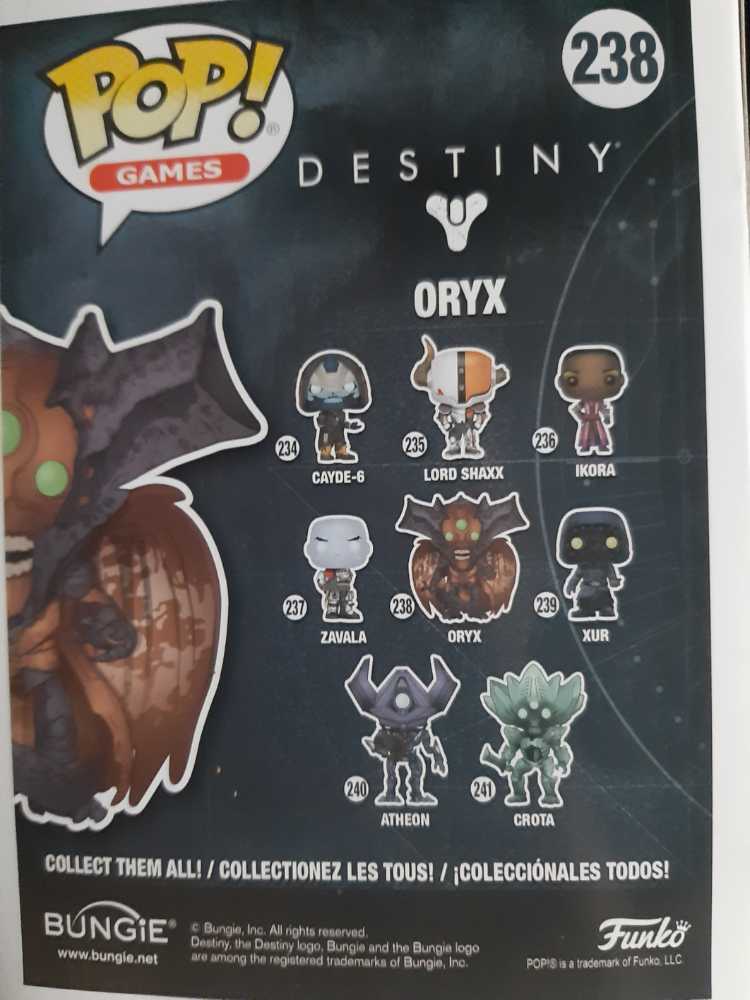 Oryx - Destiny vinyl figure collectible [Barcode 889698203661] - Main Image 3