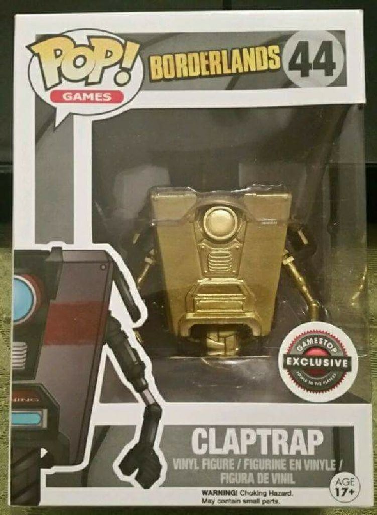 Gold Claptrap - Borderlands vinyl figure collectible - Main Image 2