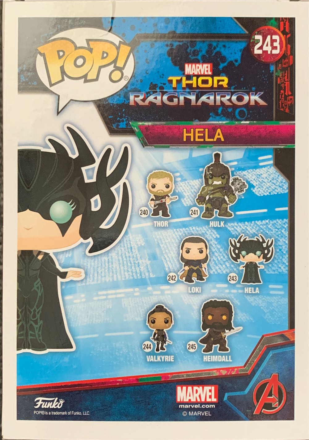 Thor: Ragnarok: Hela - Thor vinyl figure collectible [Barcode 889698137683] - Main Image 3