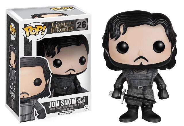 26 Jon Snow Castle Black  vinyl figure collectible - Main Image 2