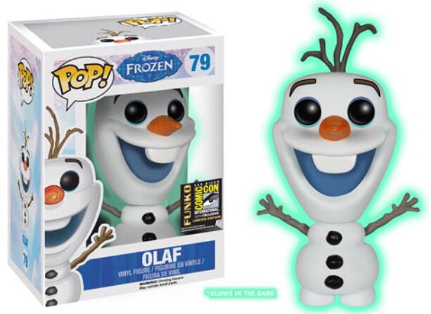 79 Olaf GITD  vinyl figure collectible - Main Image 2