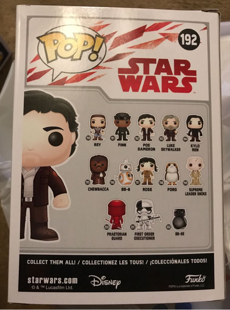 Poe Dameron - Star Wars vinyl figure collectible [Barcode 889698147477] - Main Image 2