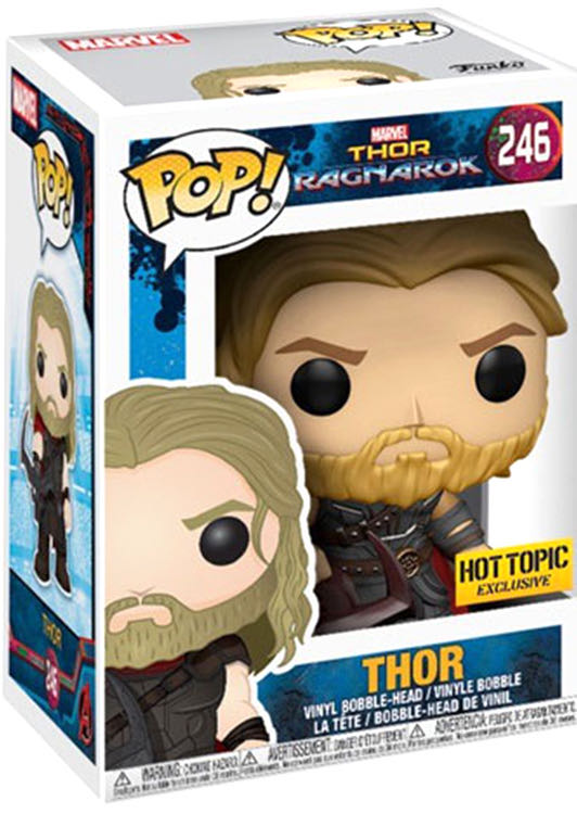 #246 MARVEL: Thor Ragnarok: Thor (Hot Topic) - Thor vinyl figure collectible [Barcode 889698137621] - Main Image 3