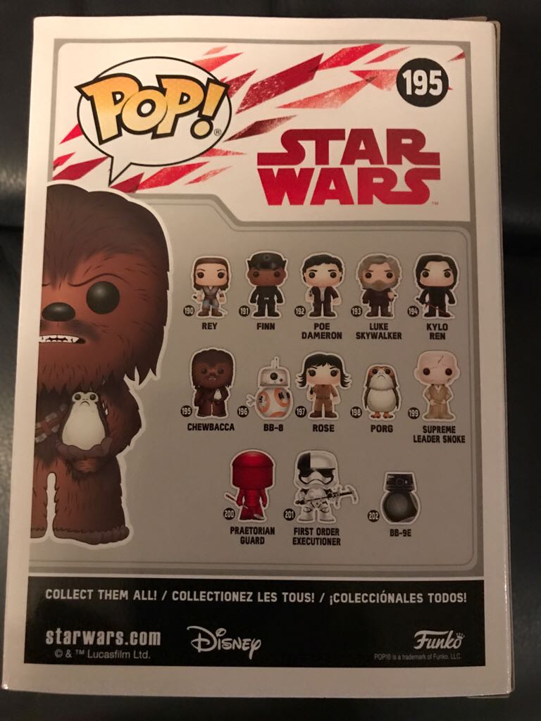 Chewbacca - Star Wars vinyl figure collectible [Barcode 889698147484] - Main Image 2