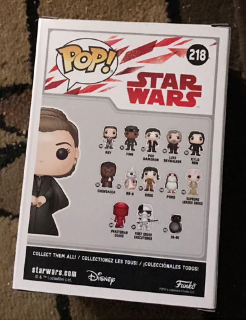 Star Wars #218 Princess Leia - Star Wars vinyl figure collectible [Barcode 889698224161] - Main Image 2