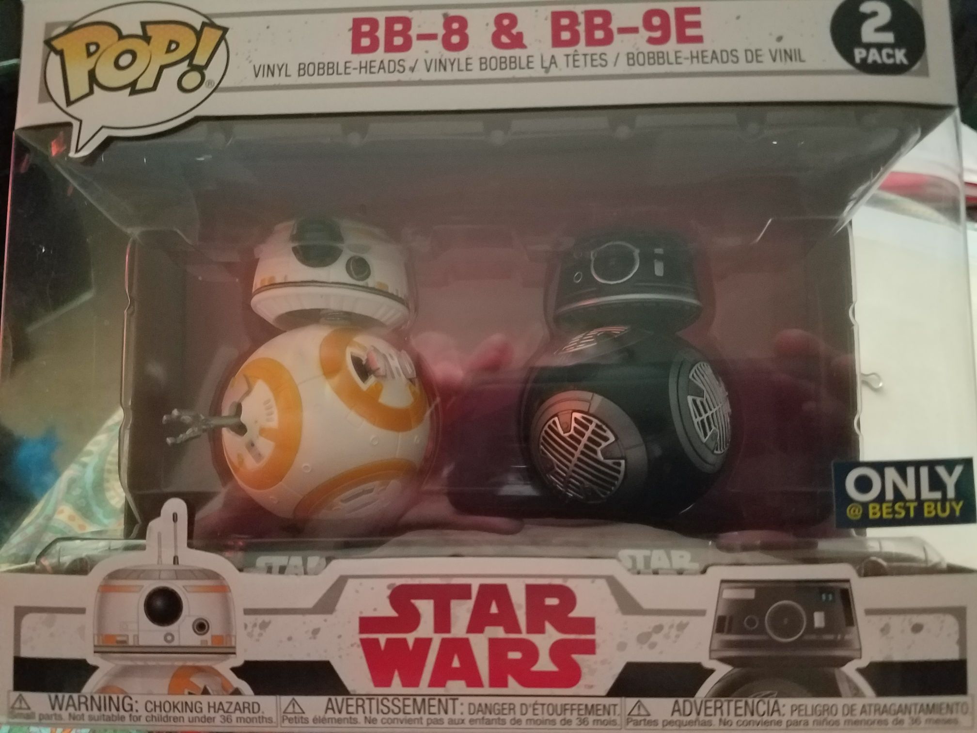 2- Pack BB-8 & BB-9E - Star Wars vinyl figure collectible [Barcode 889698232791] - Main Image 2