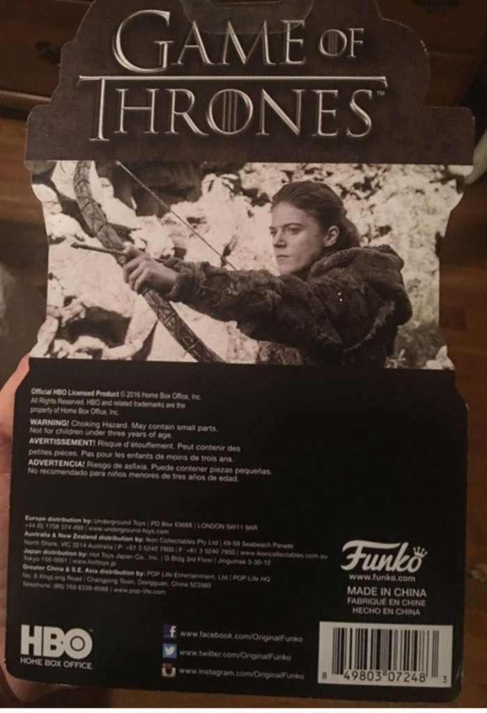 Ygritte Action Figure  vinyl figure collectible [Barcode 849803072483] - Main Image 2