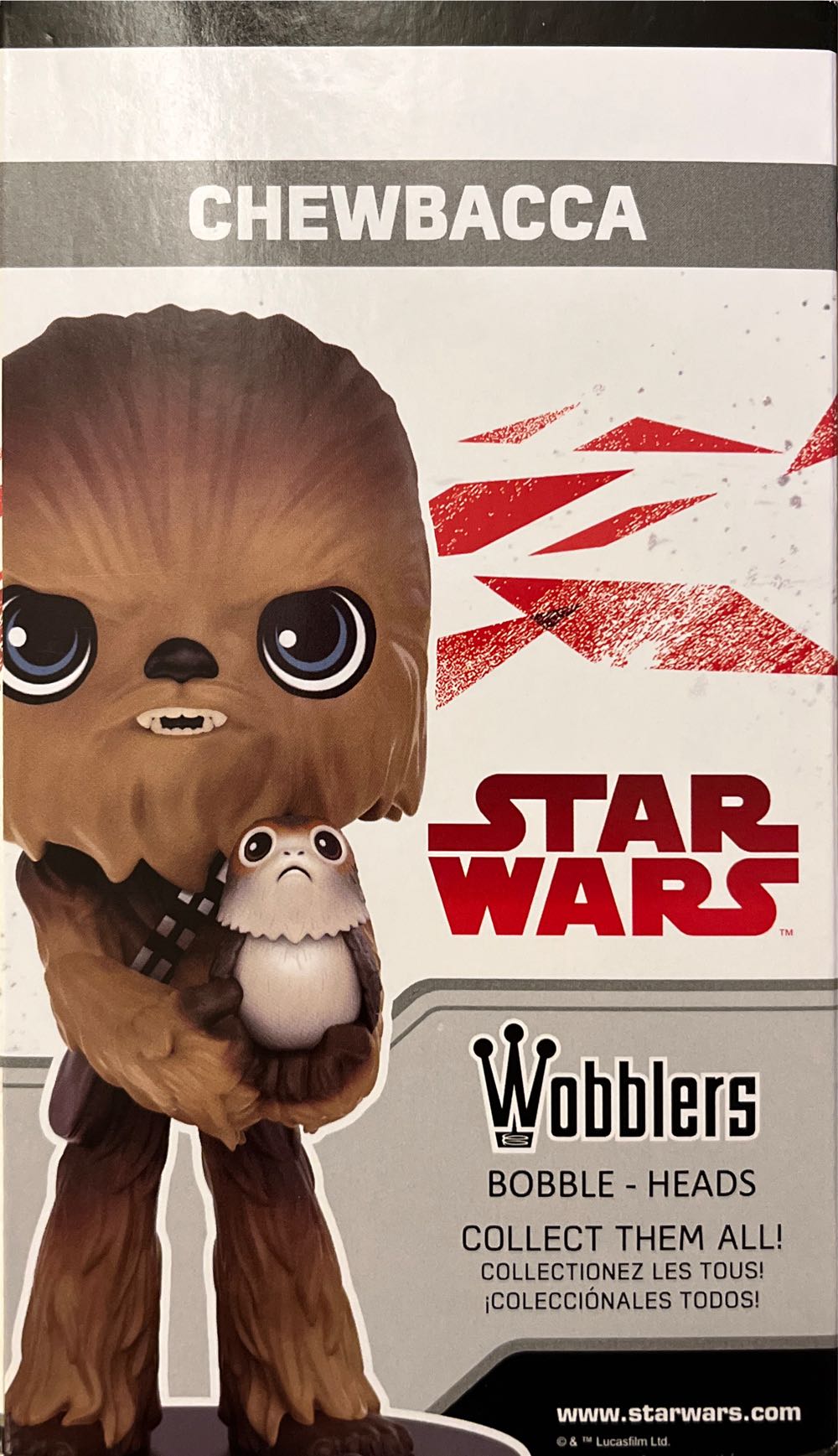Chewbacca & Porg Wobblers - Star Wars vinyl figure collectible [Barcode 889698202268] - Main Image 3