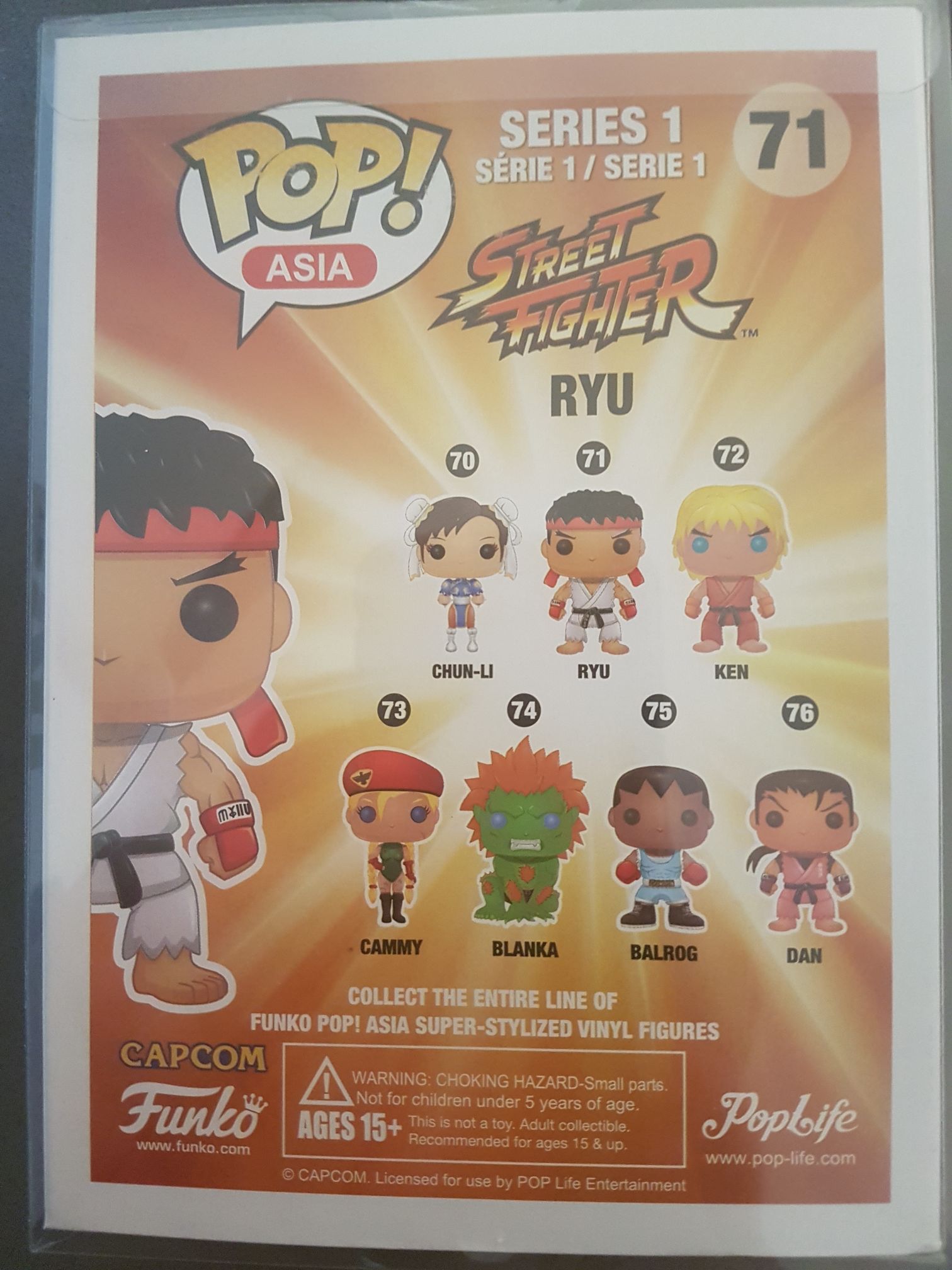 Ryu (Chase)  vinyl figure collectible [Barcode 846626014454] - Main Image 2
