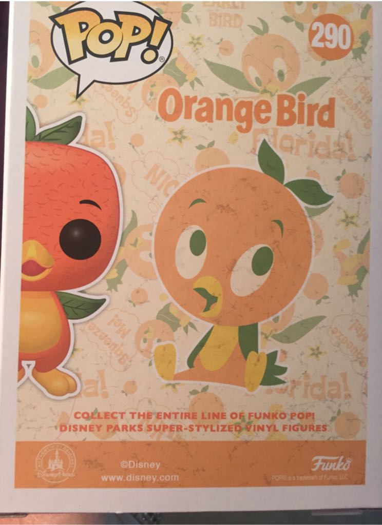 Orange Bird - Disney vinyl figure collectible [Barcode 849803090135] - Main Image 2