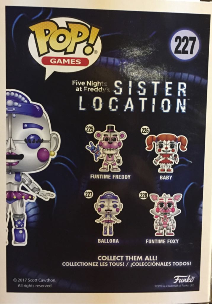 Ballora - Five Nights at Freddy’s vinyl figure collectible [Barcode 889698137324] - Main Image 2