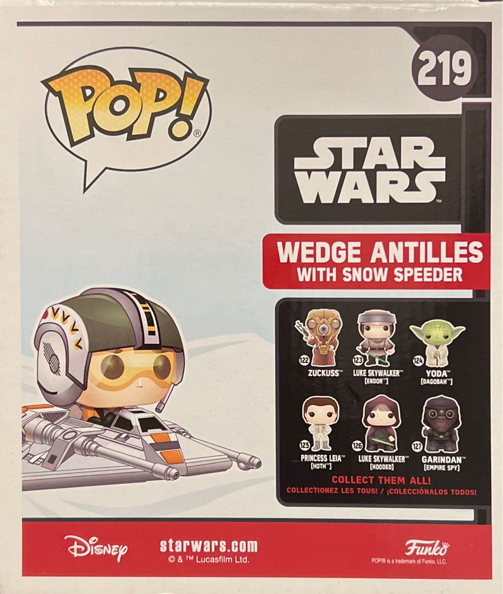 Wedge Antilles With Snow Speeder - Star Wars vinyl figure collectible [Barcode 889698216463] - Main Image 3