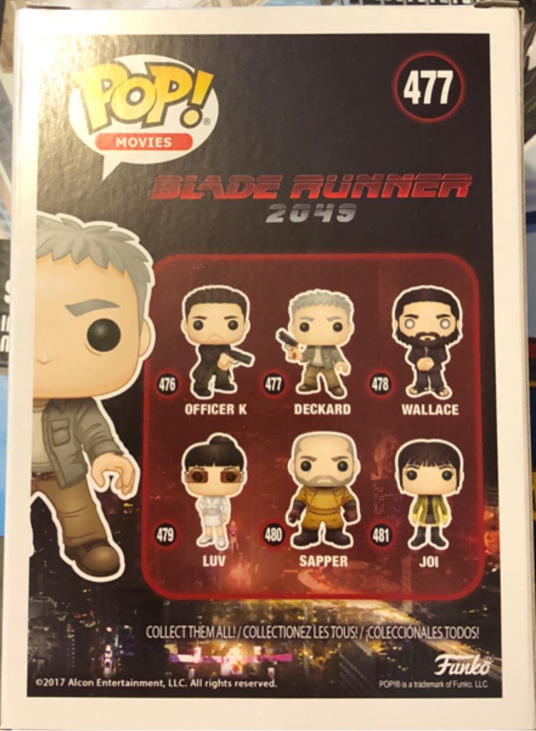 Deckard - Blade Runner vinyl figure collectible [Barcode 889698215893] - Main Image 2