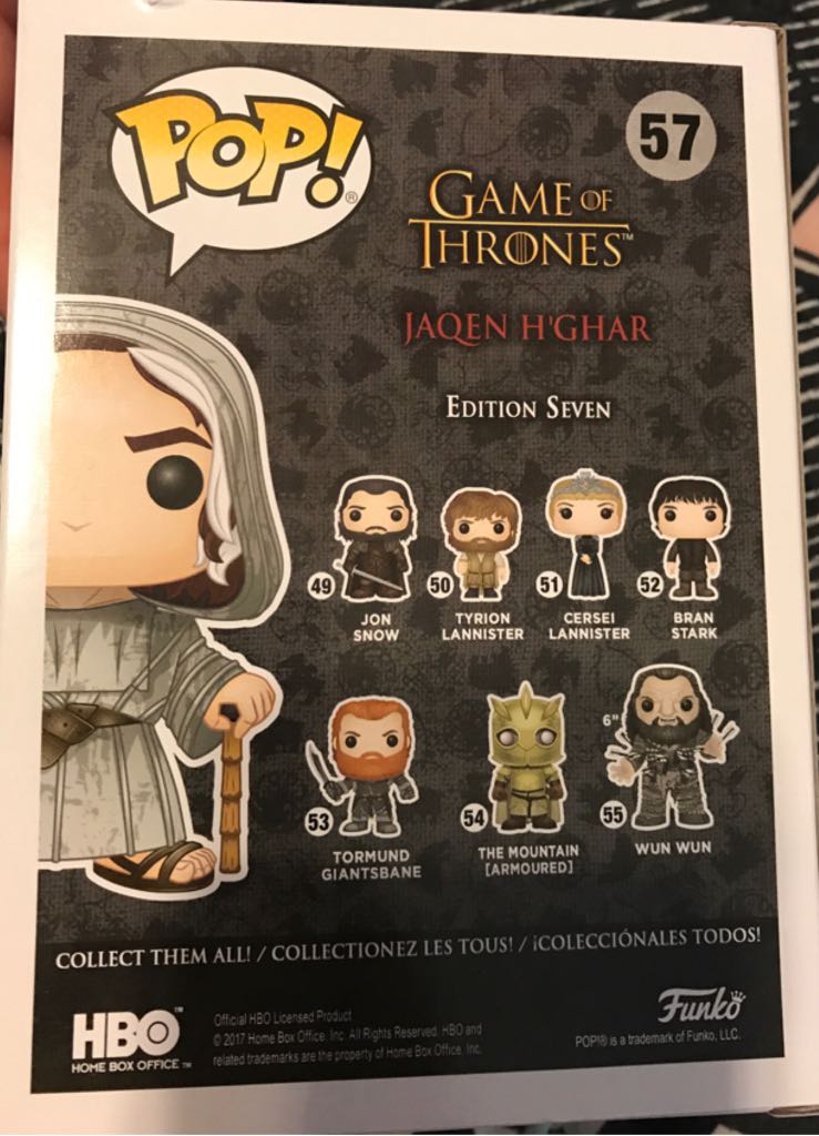 Jaqen H’ghar - Game of Thrones vinyl figure collectible [Barcode 889698151863] - Main Image 2
