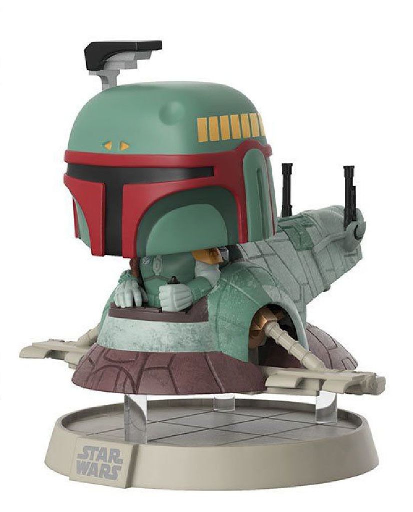 Boba Fett with Slave One - Star Wars vinyl figure collectible - Main Image 2