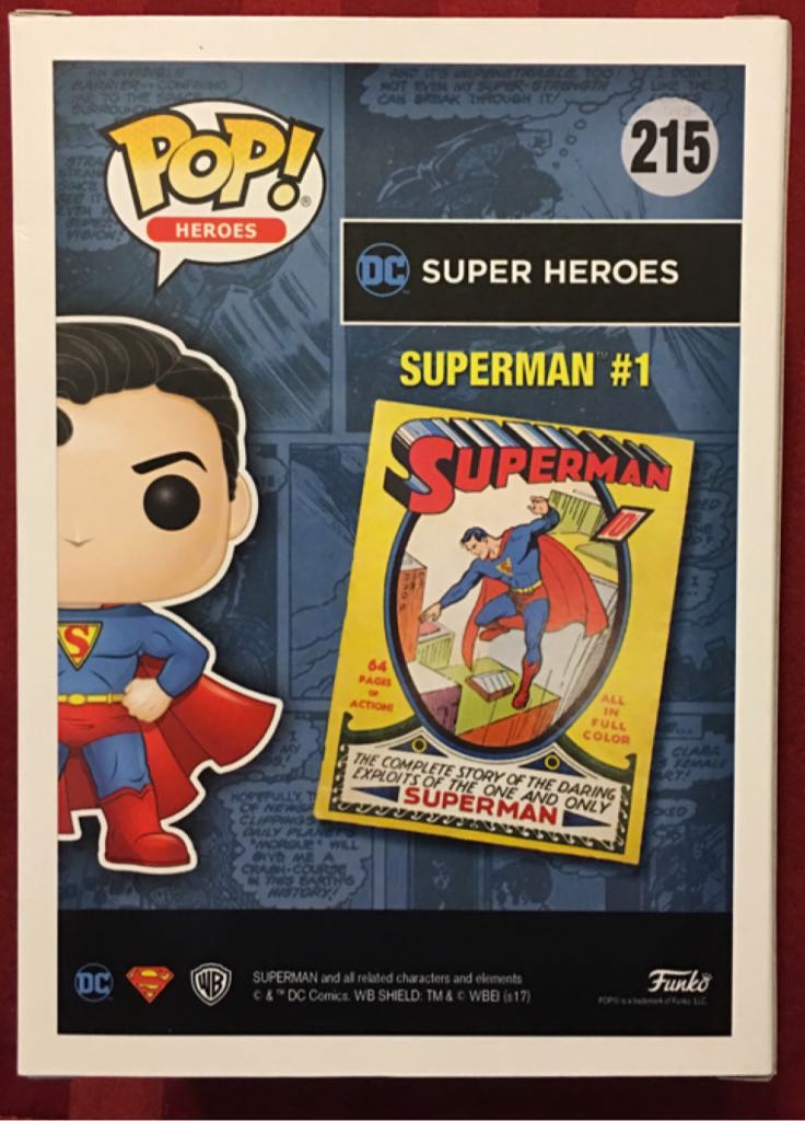 Funko Pop! Superman #1 - DC Universe vinyl figure collectible [Barcode 889698201797] - Main Image 2