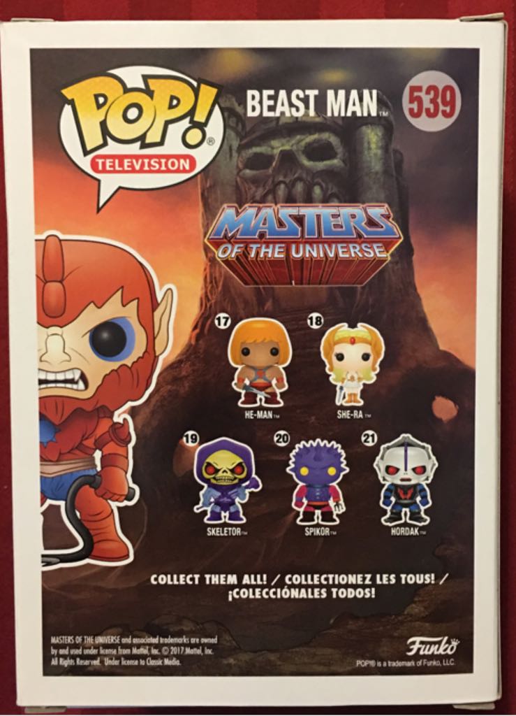 Beast Man - Masters of the Universe vinyl figure collectible [Barcode 889698208956] - Main Image 2