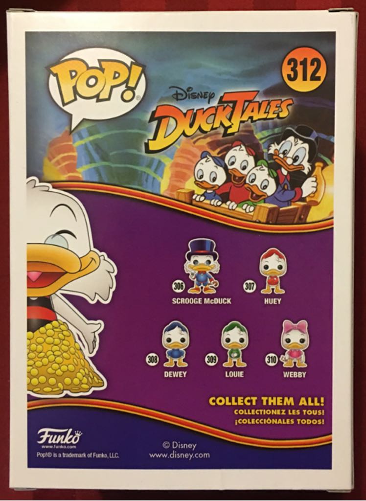 Disney -312- Scrooge McDuck - Disney vinyl figure collectible [Barcode 889698217750] - Main Image 2