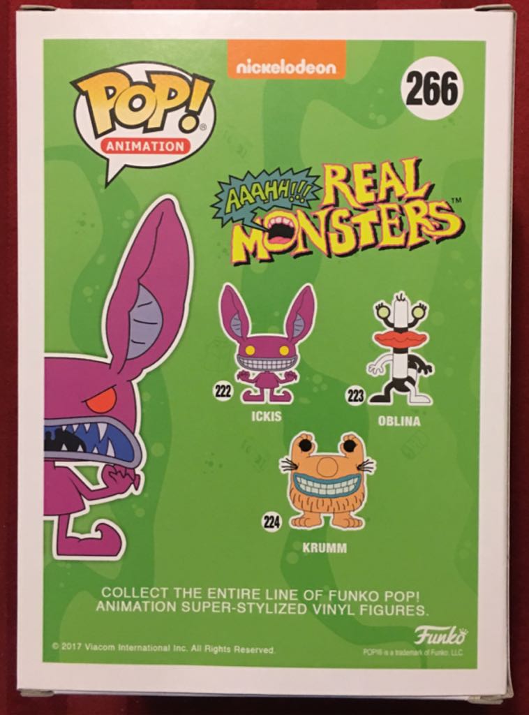 Ickis  vinyl figure collectible [Barcode 889698151764] - Main Image 2