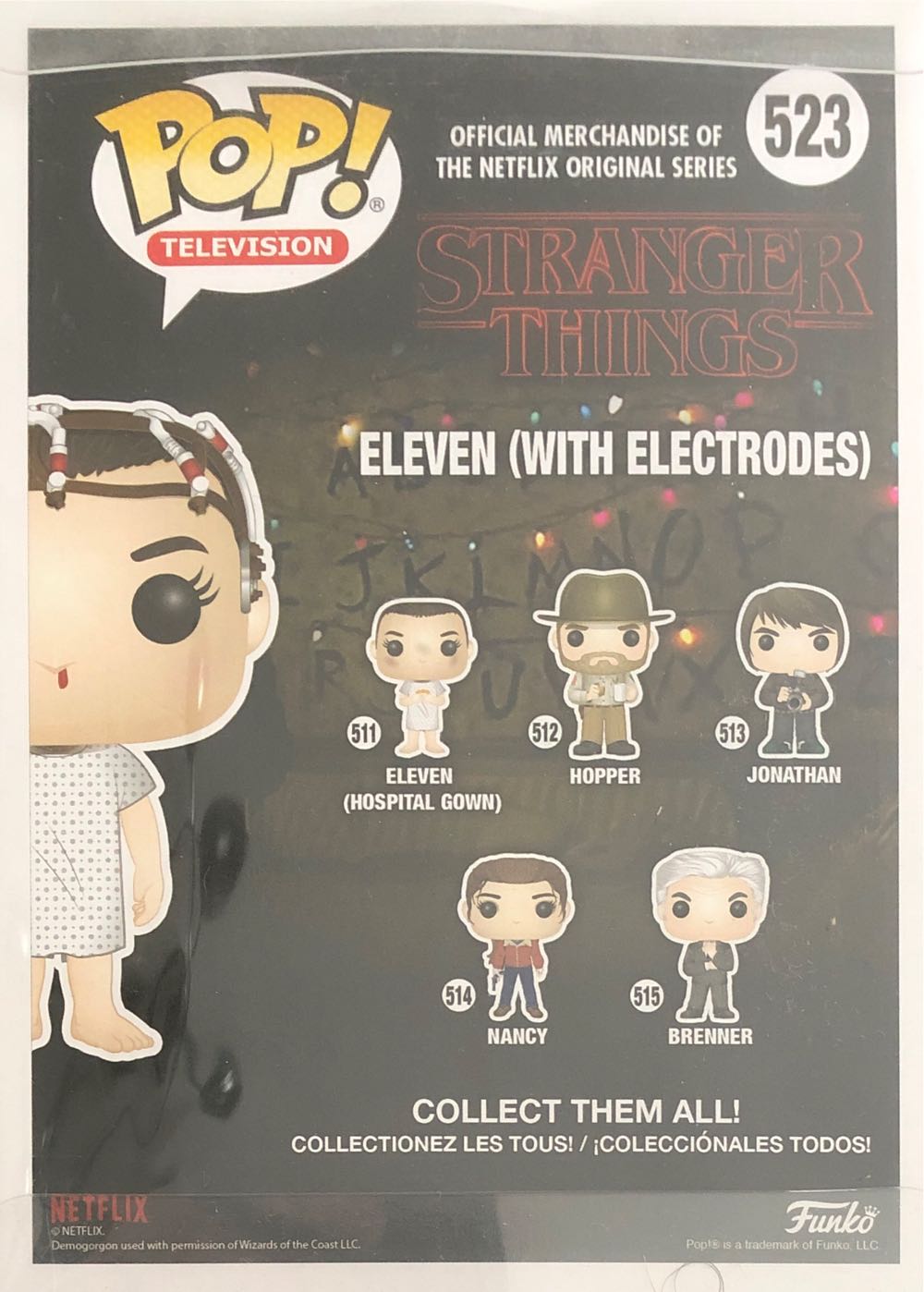 Eleven (With Electrodes) - Stranger Things vinyl figure collectible [Barcode 889698209298] - Main Image 4