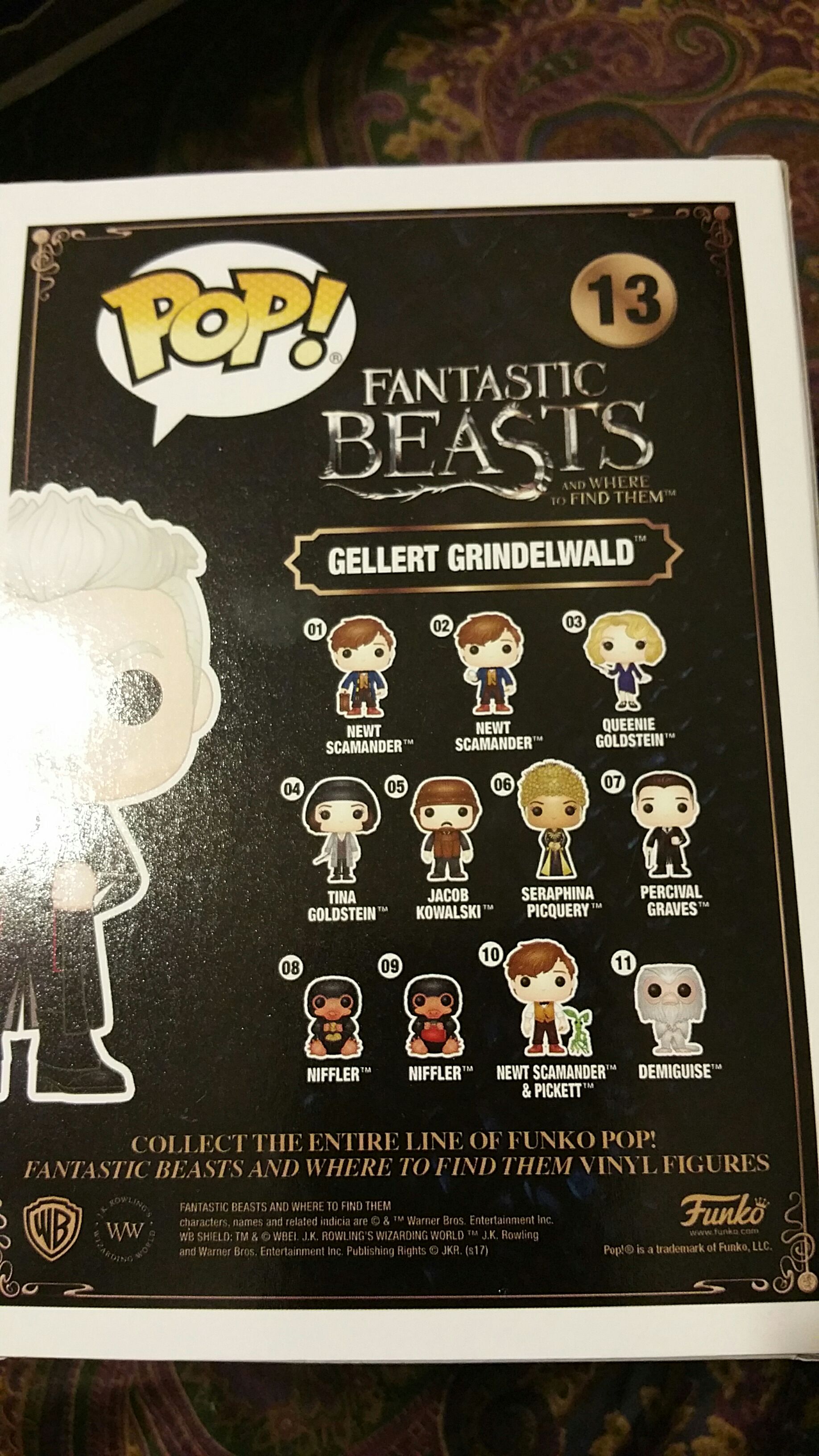 Gellert Grindwald - Fantastic Beasts And Where to Find Them vinyl figure collectible [Barcode 889698212410] - Main Image 2