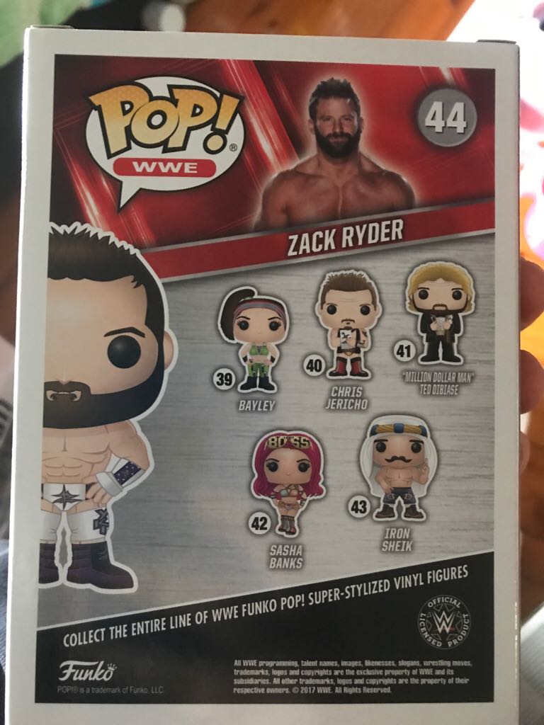 Zack Ryder - WWE vinyl figure collectible [Barcode 889698151733] - Main Image 2