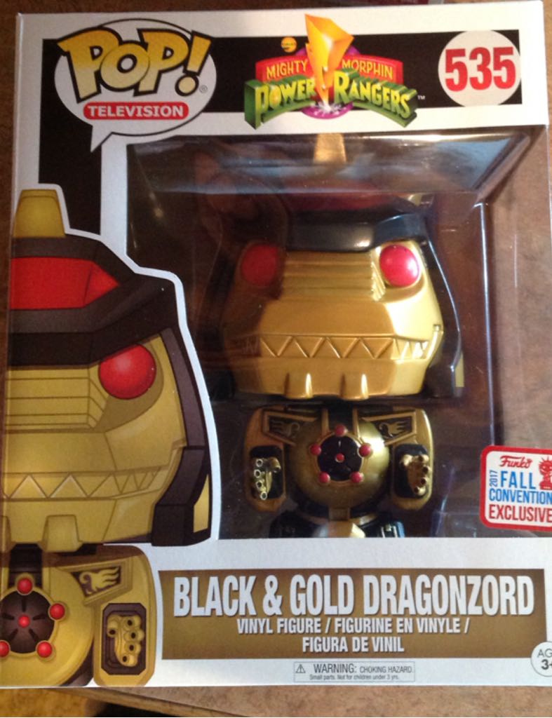 Power Rangers: Black&Gold Dragonzorf  vinyl figure collectible - Main Image 2