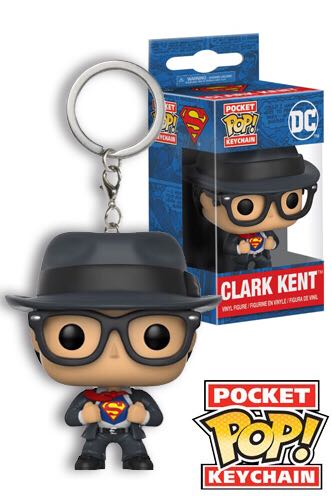 Funko Pop Clark Kent Keychain - Funko vinyl figure collectible [Barcode 889698217743] - Main Image 2