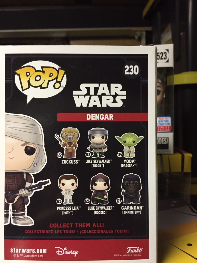 Dengar - Star Wars vinyl figure collectible [Barcode 889698209069] - Main Image 2