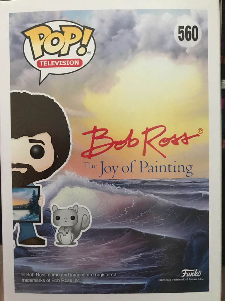 Bob Ross And Pea Pod  vinyl figure collectible - Main Image 2