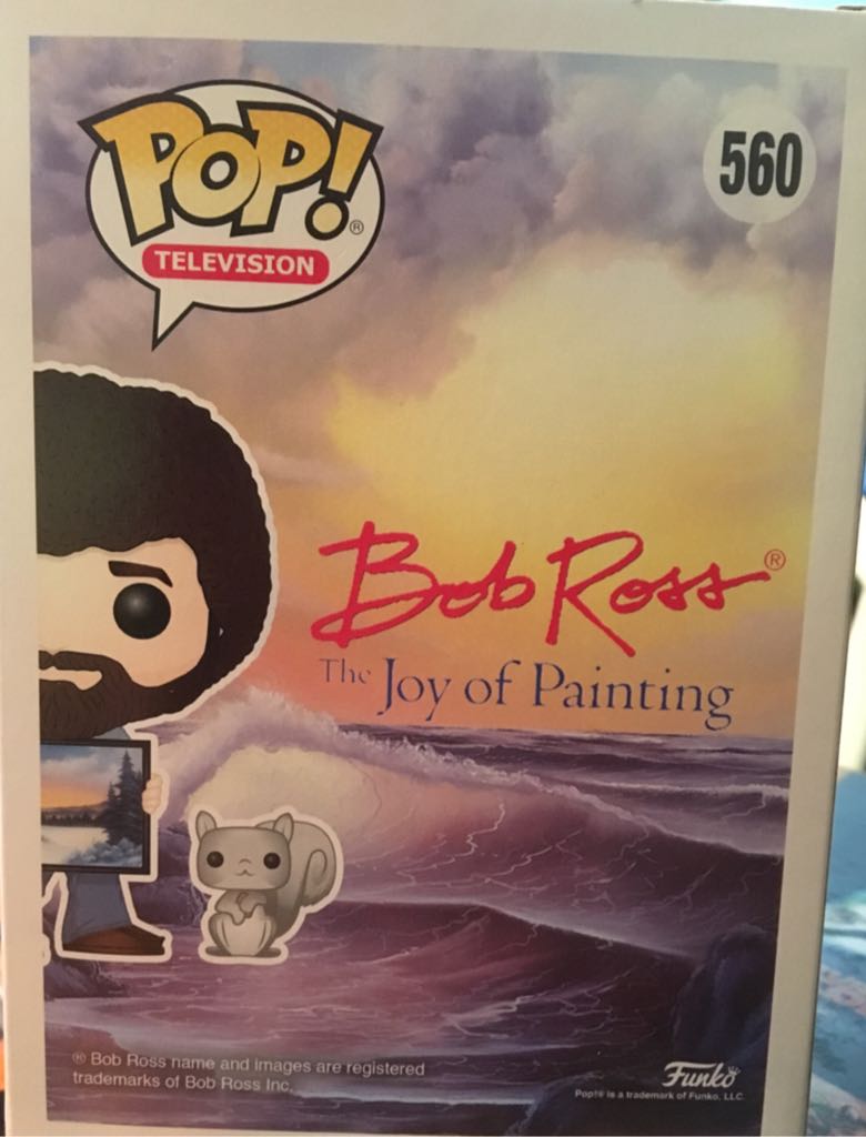 Bob Ross and Pea Pod - Bob Ross vinyl figure collectible [Barcode 889698256728] - Main Image 2