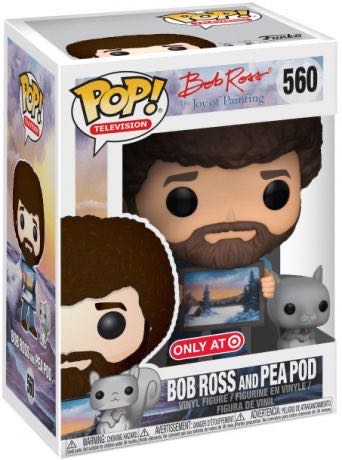 Bob Ross and Pea Pod - Bob Ross vinyl figure collectible [Barcode 889698256728] - Main Image 4