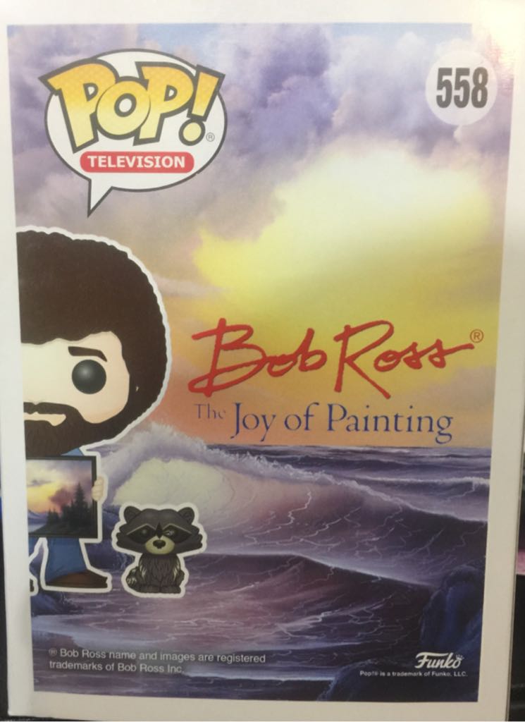 Bob Ross and Raccoon - Bob Ross vinyl figure collectible [Barcode 889698257015] - Main Image 2