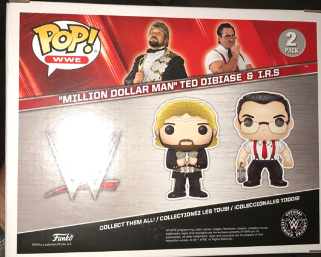 WWE  $22 Million Dollar Man Ted DiBiase & I.R.S. 2 Pack - WWE vinyl figure collectible [Barcode 889698203326] - Main Image 2