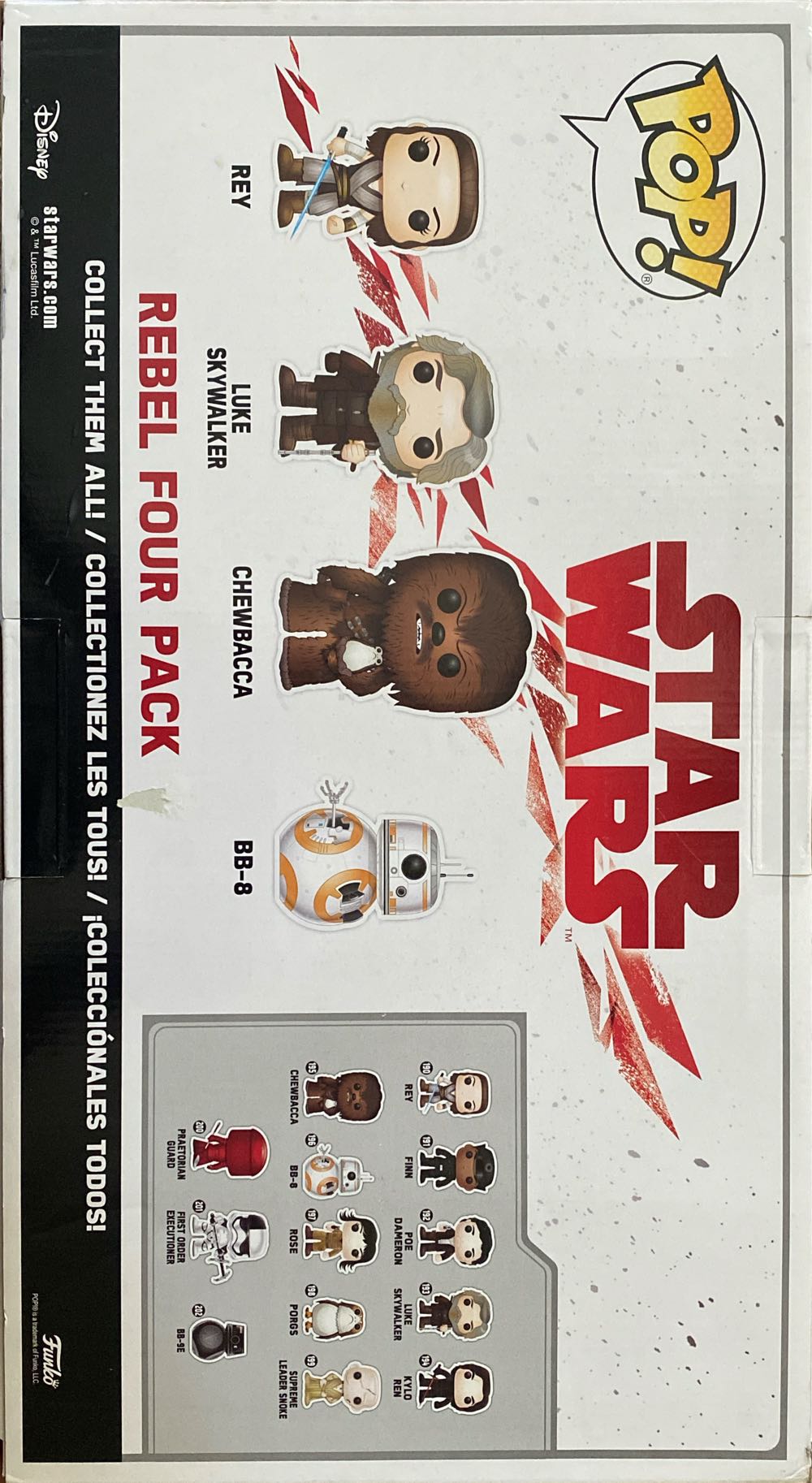 Rebel Four Pack - Star Wars vinyl figure collectible [Barcode 889698235341] - Main Image 3
