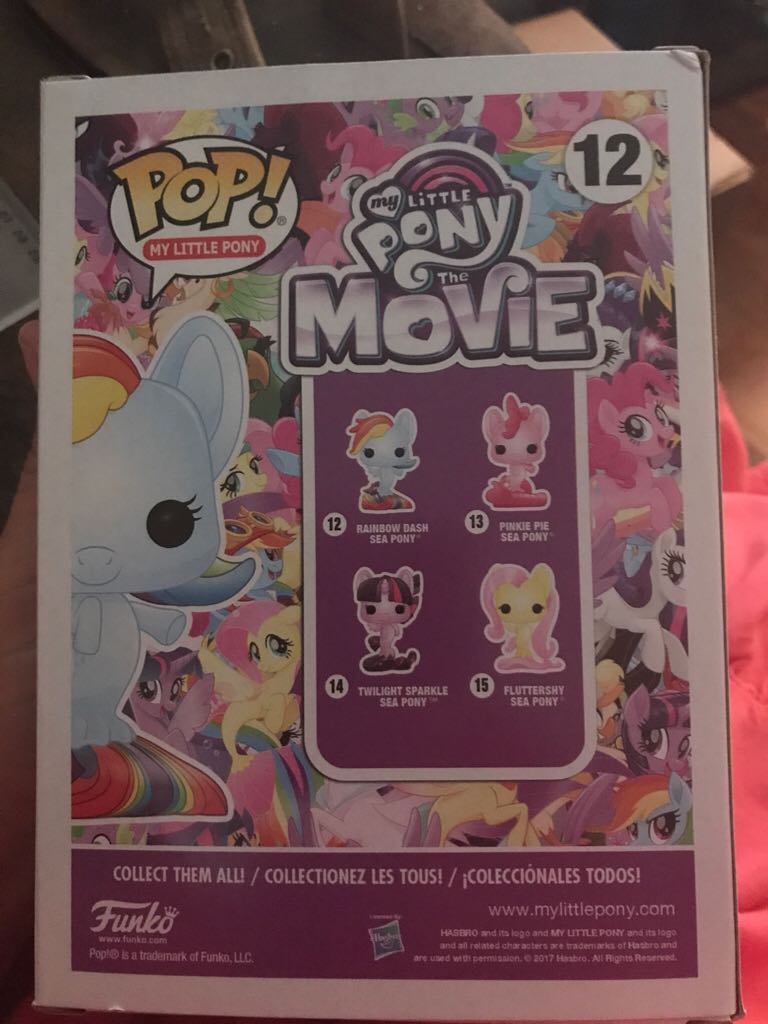 Rainbow Dash Sea Pony - My Little Pony vinyl figure collectible [Barcode 889698216418] - Main Image 2