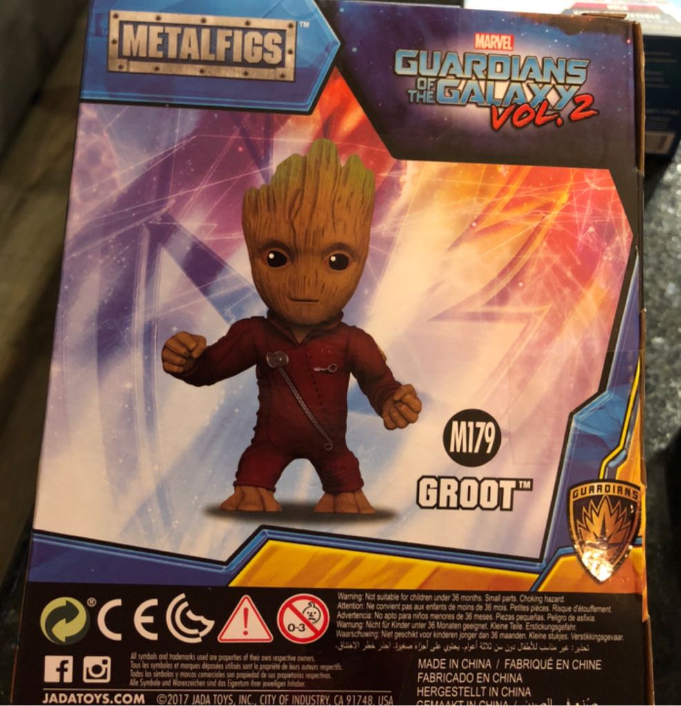 Groot - (metals die cast) By Jada  vinyl figure collectible [Barcode 801310982754] - Main Image 2