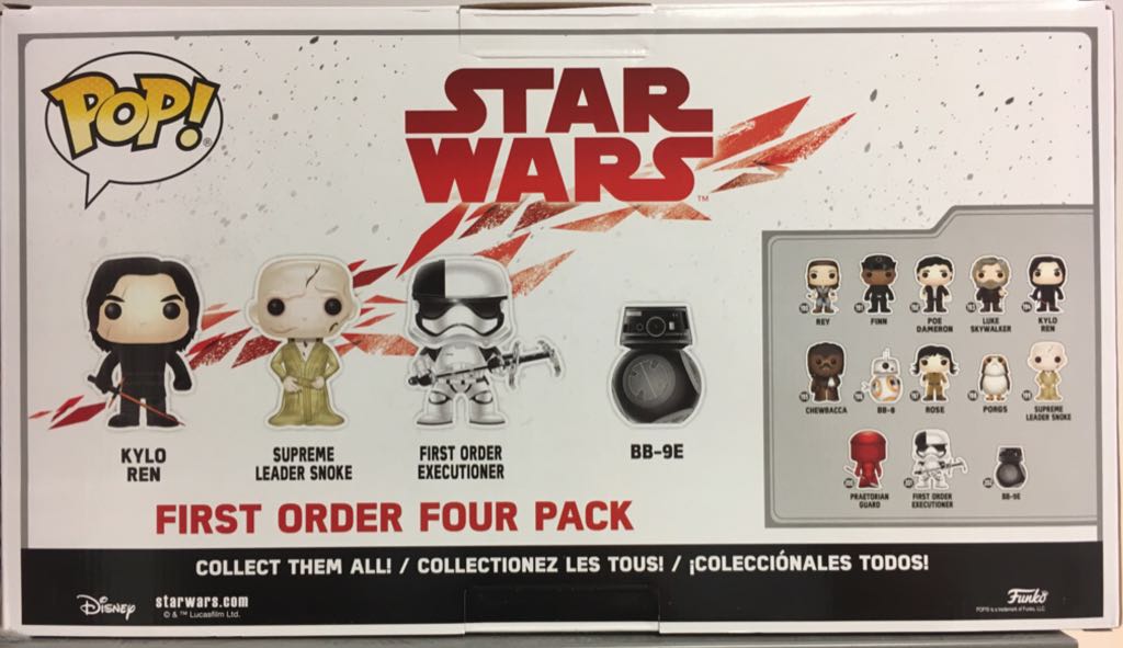 First Order Four Pack - Star Wars vinyl figure collectible [Barcode 889698235334] - Main Image 2