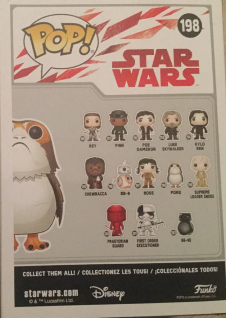 Porg - 198 - Star Wars vinyl figure collectible - Main Image 2